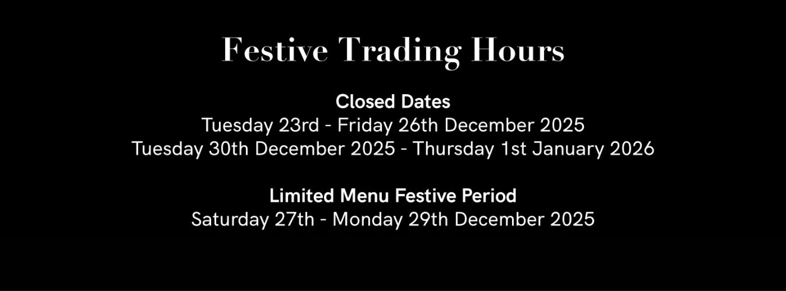PepperGreen Estate Festive Menu period