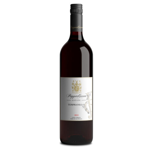 PepperGreen Estate 2022 Australian Tempranillo Single Vineyard, cool climate red wine, Southern Highlands NSW