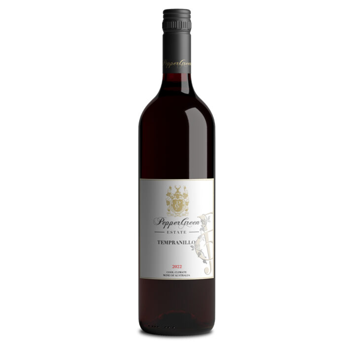 PepperGreen Estate 2022 Australian Tempranillo Single Vineyard, cool climate red wine, Southern Highlands NSW